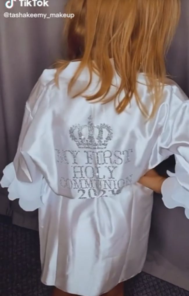 Szokująca metamorfoza "full glam" na komunię