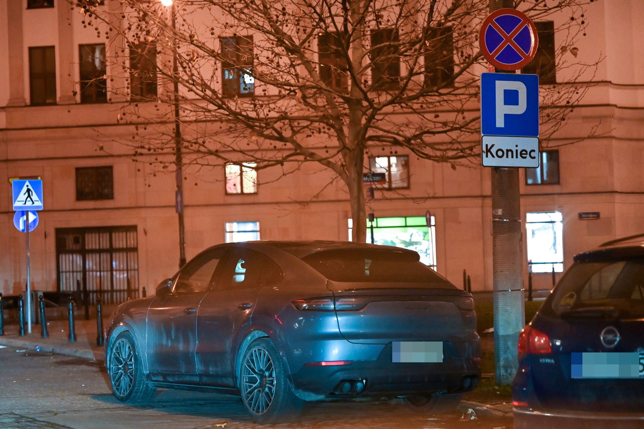 Małgorzata Kożuchowska parkuje na zakazie
