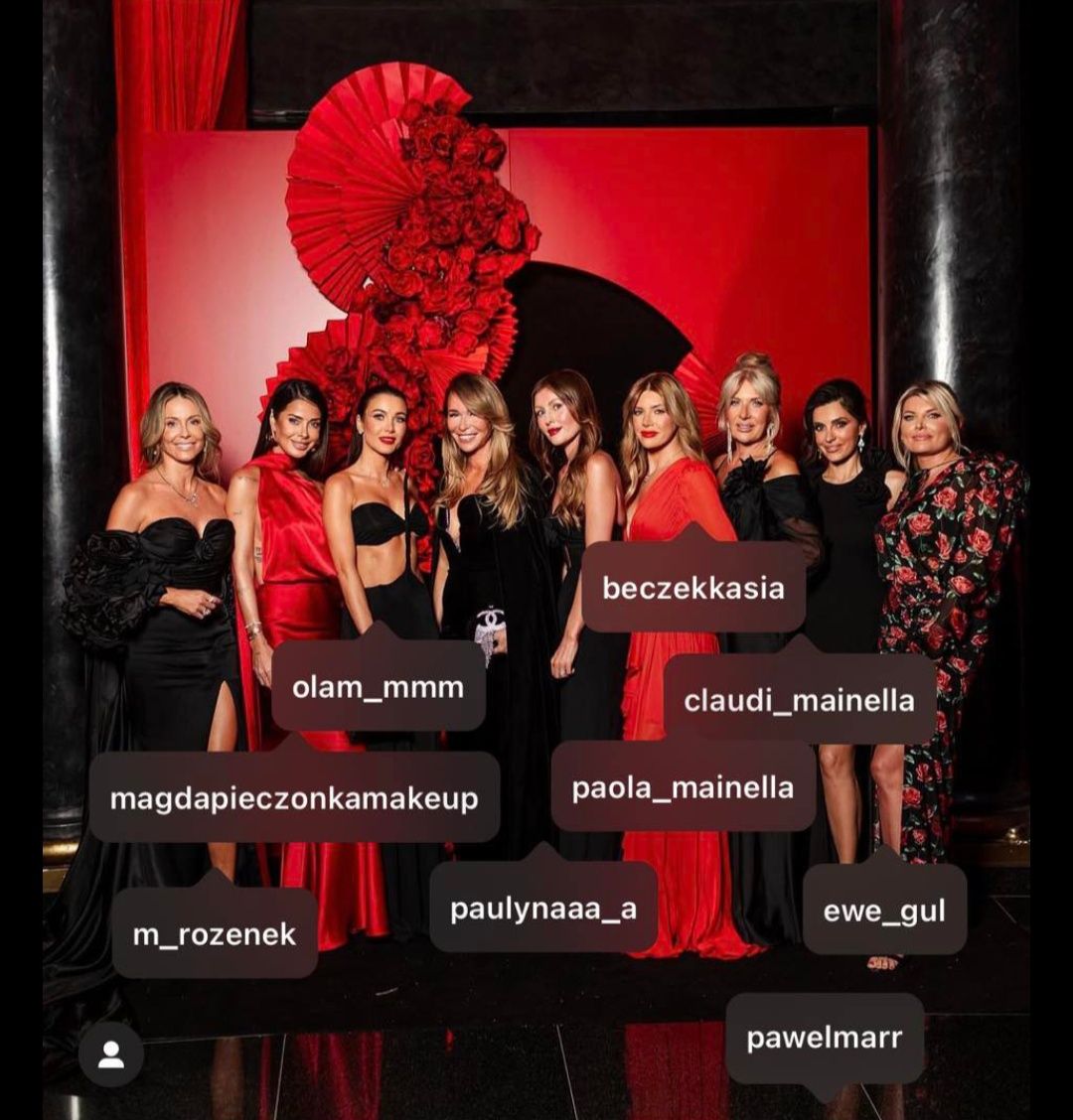 Aleksandra Marchewka na pokazie mody