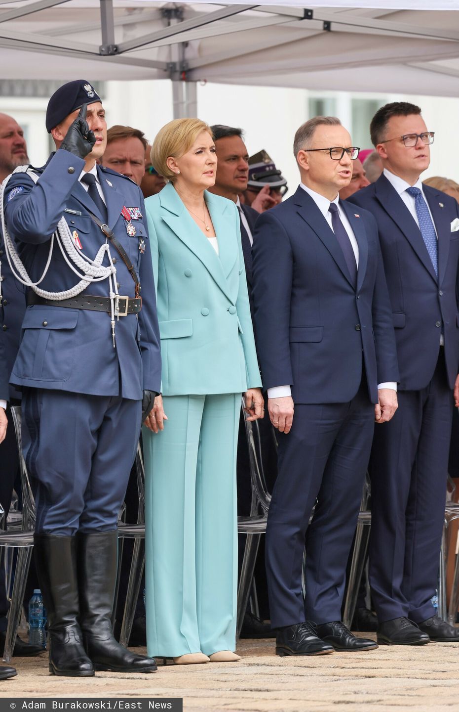 Agata Duda podczas obchodów Święta Służby Ochrony Państwa