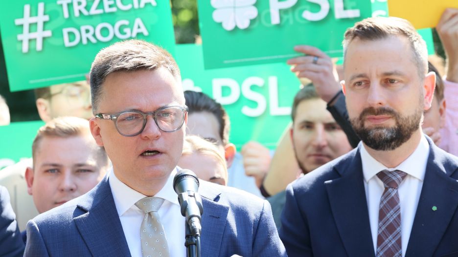 Szymon Hołownia z poparciem PSL