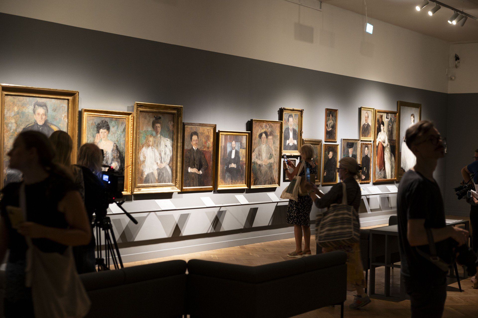 04.09.2025 KRAKOW
 MUZEUM NARODOWE WERNISAZ WYSTAWA OLGA BOZNANSKA MALARSTWO
 FOT. WOJCIECH MATUSIK / POLSKAPRESS