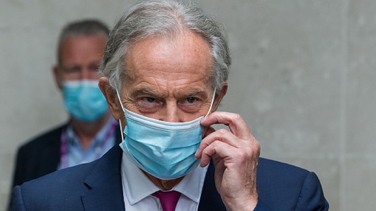 Tony Blair krytykuje Joe Bidena.