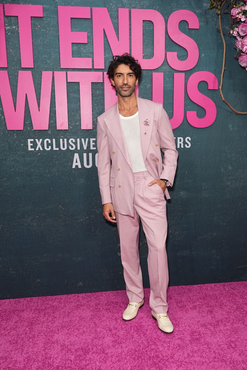 "It Ends With Us" New York Premiere - ArrivalsJustin Baldoni at the "It Ends With Us" New York Premiere at AMC Lincoln Square Theater on August 06, 2024 in New York City. (Photo by John Nacion/Variety via Getty Images)John Nacionarrivals, entertainment, bestof, topix, it ends with us, topics, pmcarc, premiere