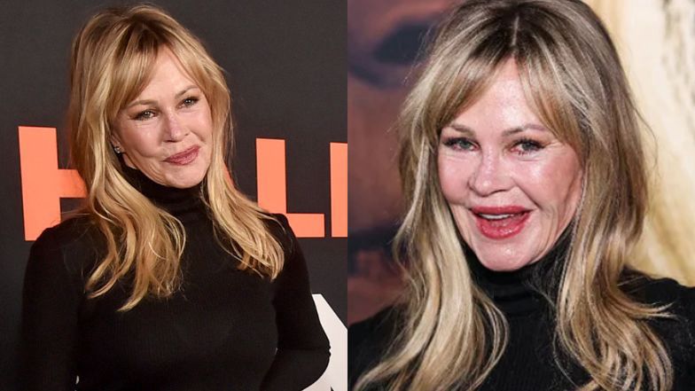 Dawno niewidziana Melanie Griffith w czerni próbuje się uśmiechać na premierze horroru (ZDJĘCIA)