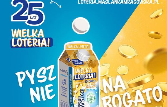 Maślanka Mrągowska startuje z loterią