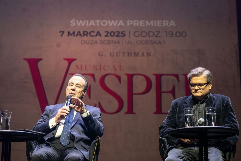 Gary Guthman i Doman Nowakowski podczas spotkania „Wokół „Vesper” w Operze i Filharmonii Podlaskiej © Michał Heller/OiFP