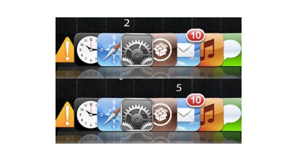 Numerowane ekrany aplikacji i zmiana położenia paska instalacji na iOS-ie