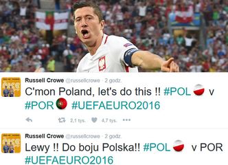 Russellowi Crowe też puszczają nerwy: "Do Boju!! DO BOJU!!!"