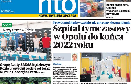Wydawca „Nowej Trybuny Opolskiej” przy spadku wpływów o 13 proc. zwiększył zysk, wypłaci 2,1 mln zł dywidendy