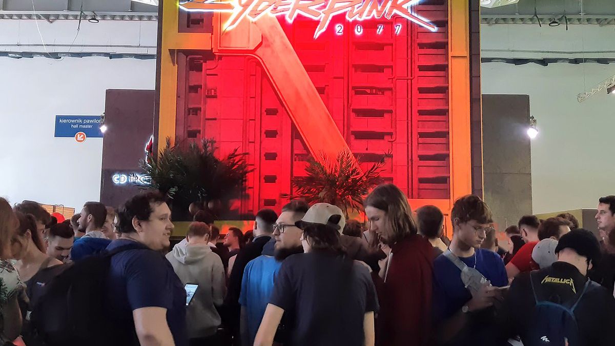 Stoisko gry Cyberpunk 2077