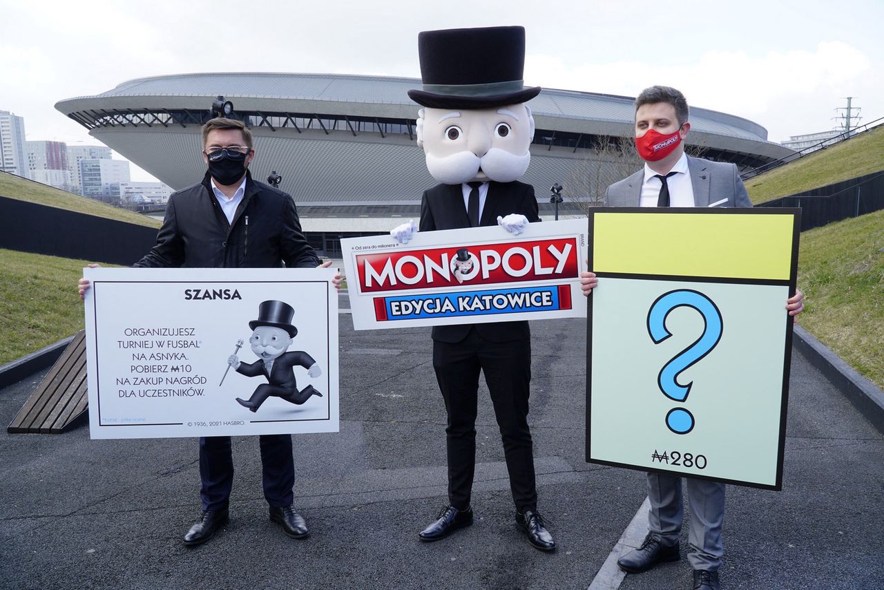 Katowice. Spodek na sprzedaż! Może trafić do każdego - w grze Monopoly