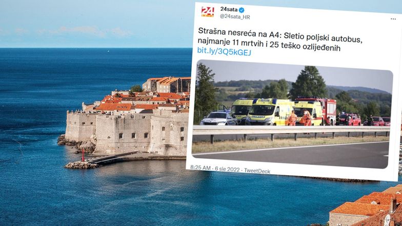 Chorwacja. Nieoficjalna przyczyna wypadku. Zginęło 12 osób z polskiego autokaru