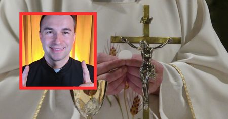 Padło pytanie o sutannę. Reakcja duchownego zaskoczyła internautów