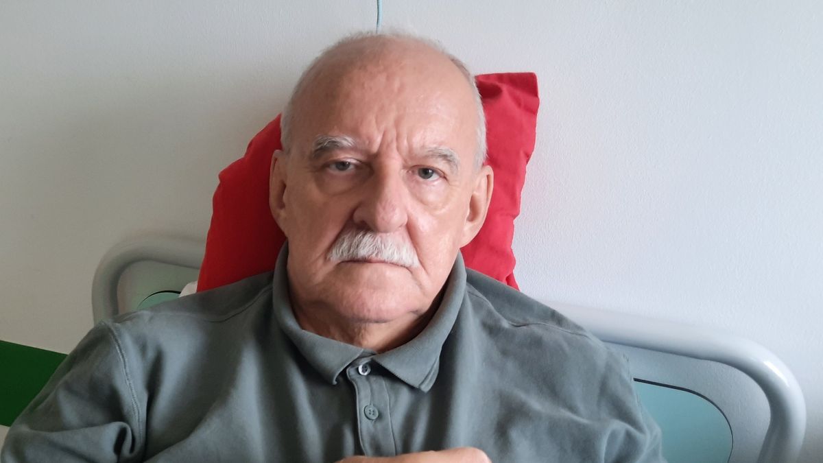 Jacek Pałasiński w szpitalu