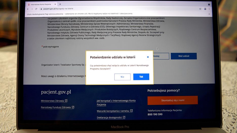 Loteria szczepionkowa i oszuści. Jak się ustrzec? 
