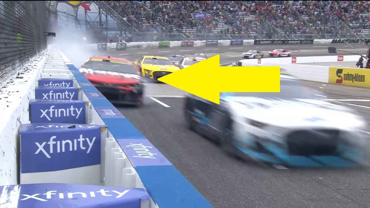 Kierowca NASCAR wykonał imponujący manewr