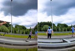 Kulisy ustawki pseudokibiców na A1. Policja pokazała nagranie