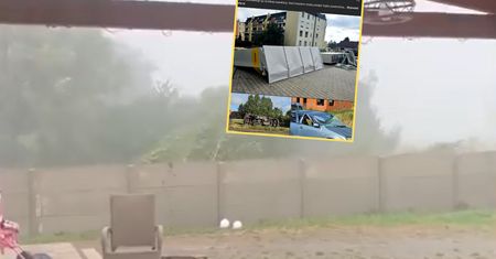 Burze w Wielkopolsce. Ranna osoba trafiła do szpitala