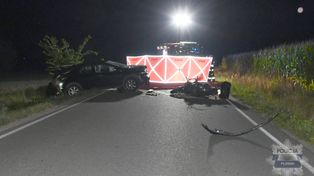 Tragiczny wypadek w gminie Dzierzążnia. Nie żyje 49-letni motocyklista!