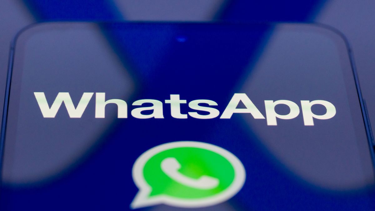 The WhatsApp logo is displayed on a mobile phone screen in this photo illustration in Brussels, Belgium, on February 25, 2026. (Photo Illustration by Jonathan Raa/NurPhoto via Getty Images)