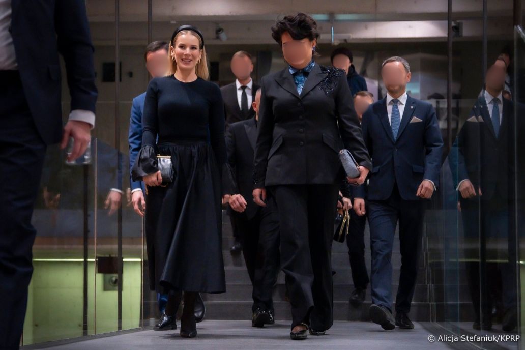 Marta Nawrocka na premierze "Halki"