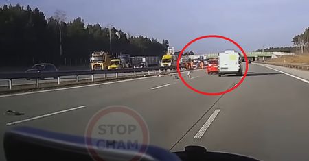 Nagranie z autostrady A1. Internauci aż się zagotowali