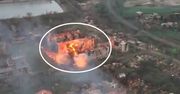 Bomba JDAM-ER rozpruła skład Rosjan. Nagranie nie pozostawia złudzeń