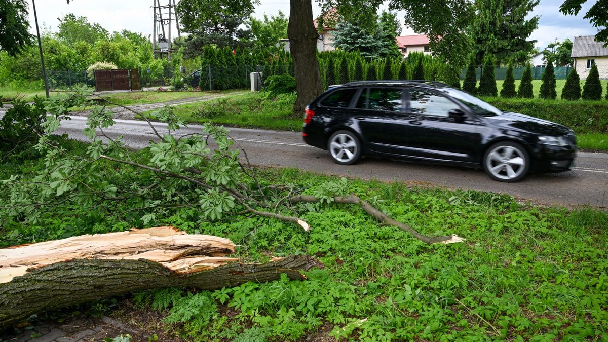 Skutki burz w Polsce 