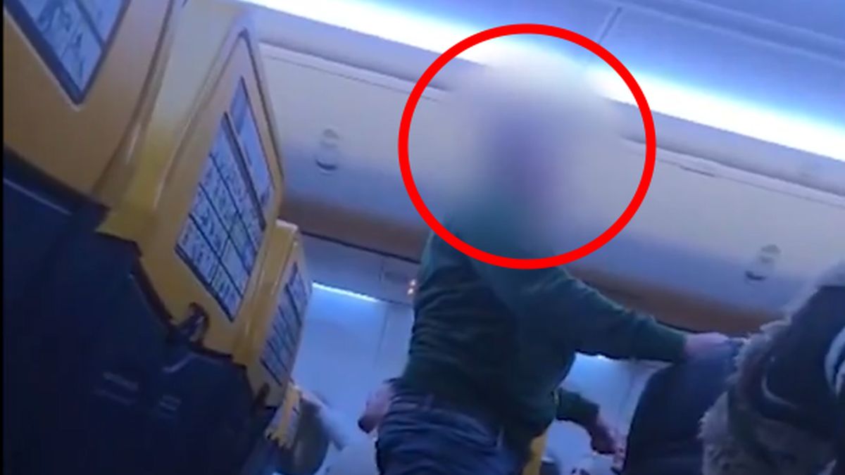 Incydent został uwieczniony przez jednego z pasażerów