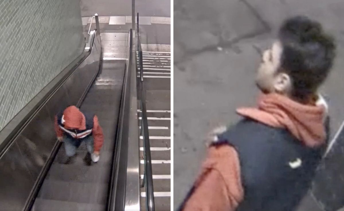 Policja publikuje wizerunek podejrzanego o gwałt w metrze / Zrzut ekranu