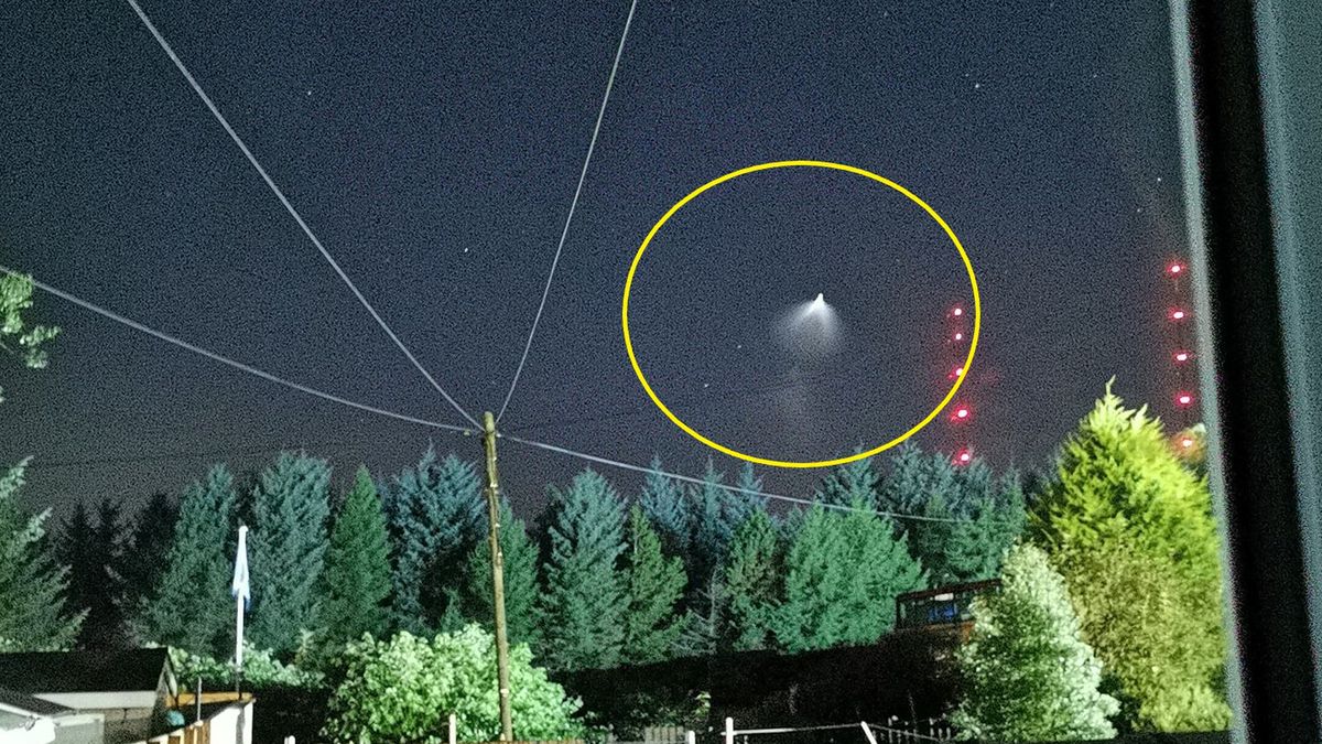 Mieszkańcy Europy mogli obserwować świetlisty obiekt w poniedziałek wieczorem. 