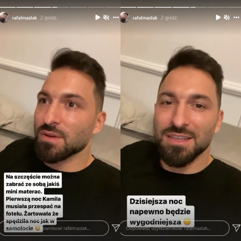 Córka Rafała Maślaka trafiła do szpitala. Jego żona musiała spać na fotelu