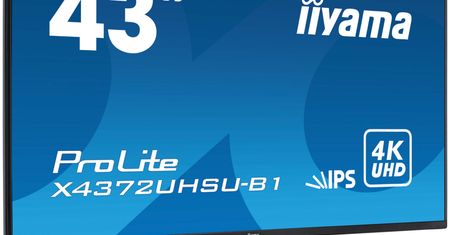 iiyama ProLite X4372UHSU-B1: 43-calowy monitor 4K za niecałe 2300 złotych