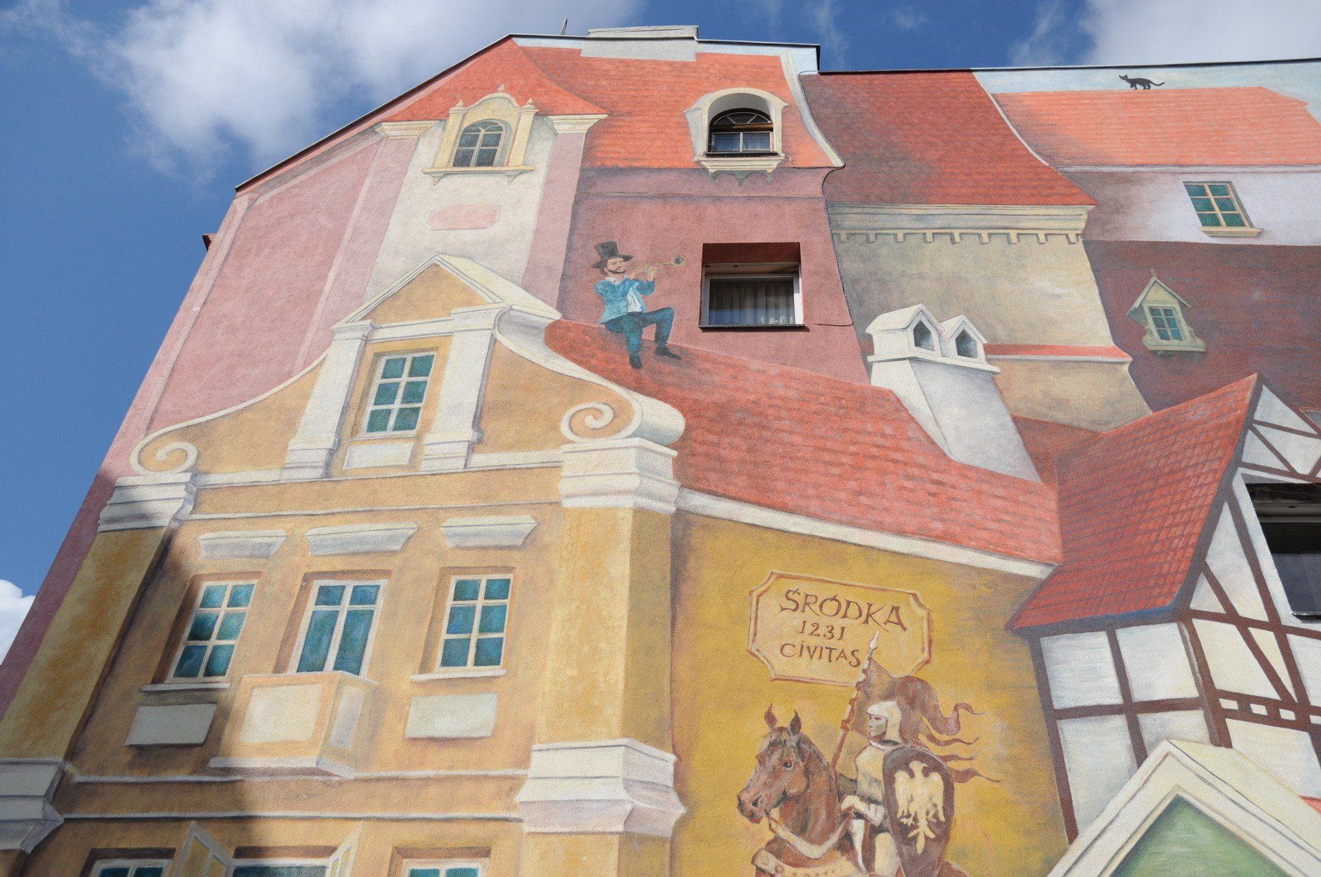 Mural na Śródce w Poznaniu