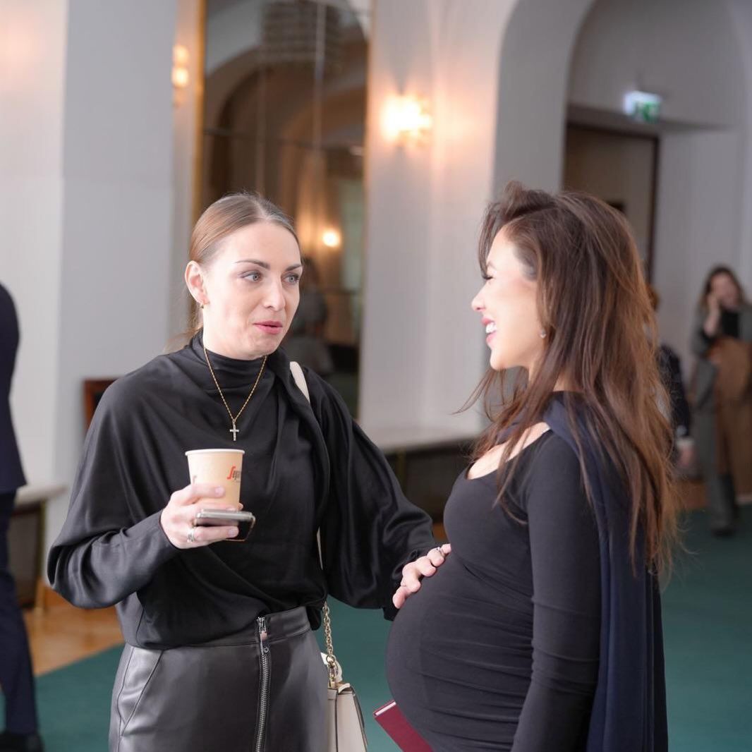 Aleksandra Uznańska-Wiśniewska w ciąży 