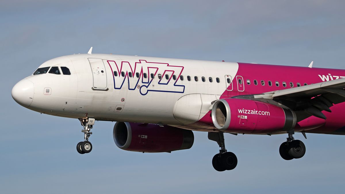 Airbus A320-232, from Wizz Air company, landing at Barcelona airport, in Barcelona on 16th December 2022. 
 -- (Photo by Urbanandsport/NurPhoto via Getty Images)