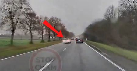 "Jezus, Jezus!". Szok, co zrobił ten kierowca
