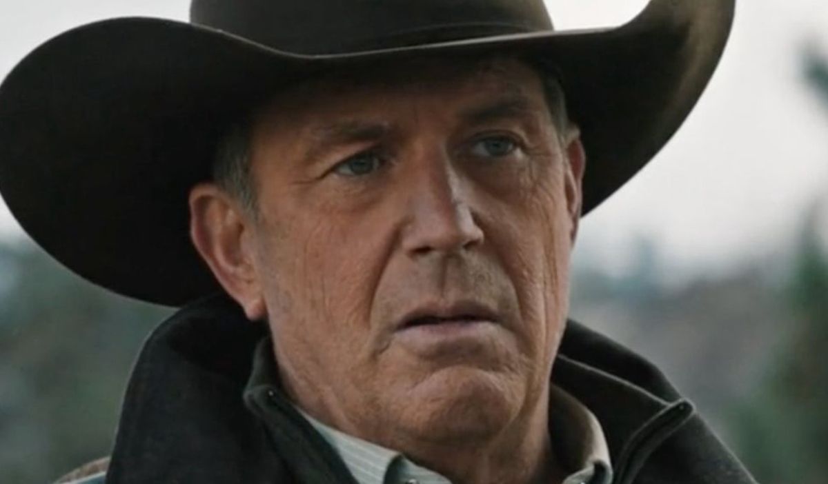 Kevin Costner na planie "Yellowstone"