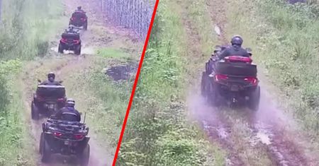 Rajd quadami na granicy z Rosją. Pokazali nagranie