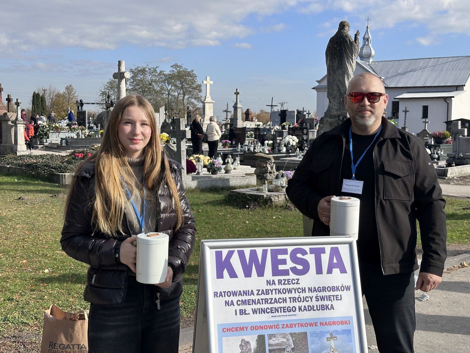 Kwestowali młodsi i starsi mieszkańcy 