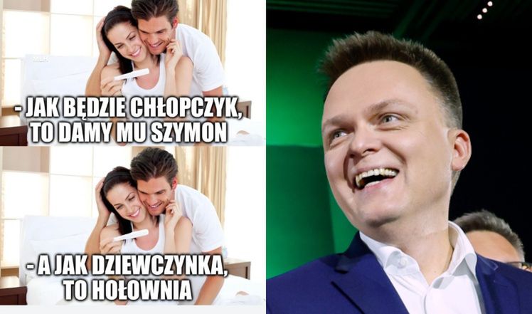 W internecie pojawiło się mnóstwo memów z Szymonem Hołownią