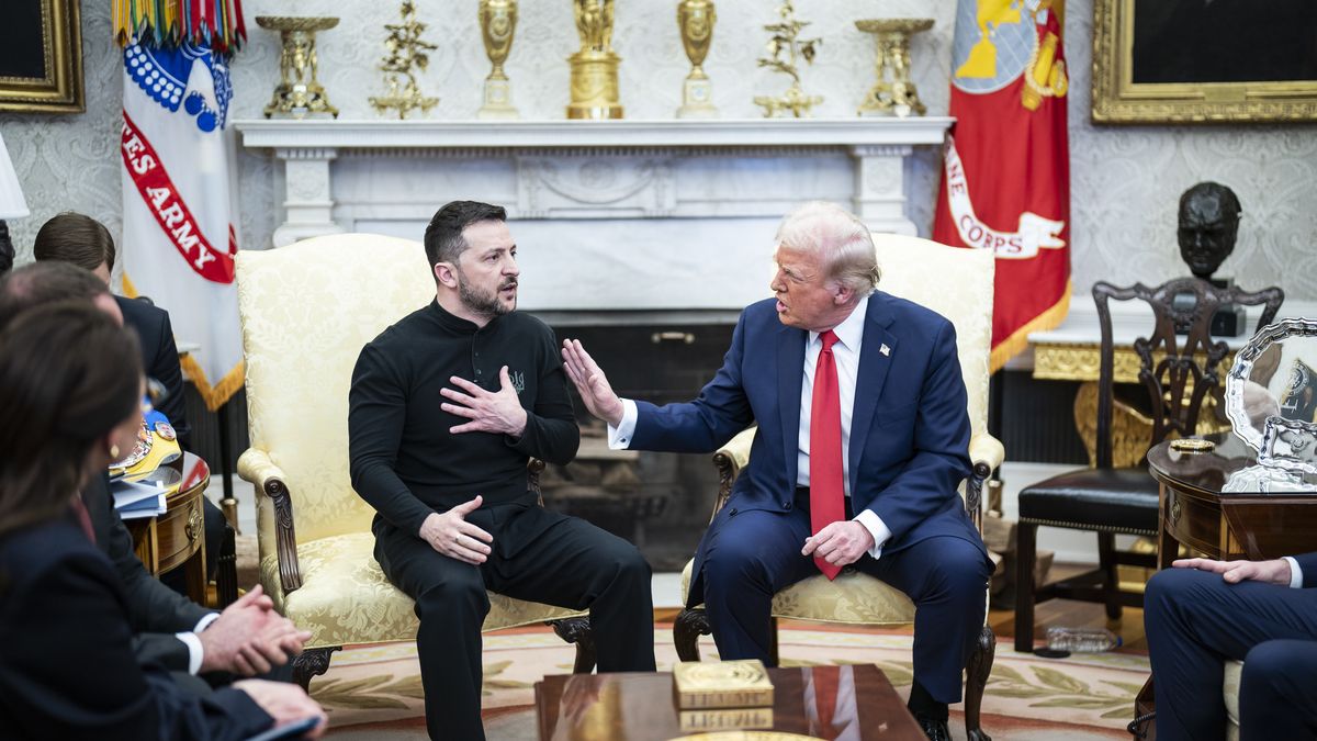 Wołodymyr Zełenski, Donald Trump