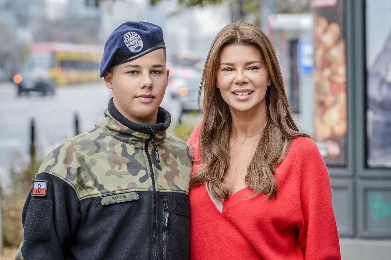 Syn Edyty Górniak schudł 15 kilogramów. Namówiła go do tego mama