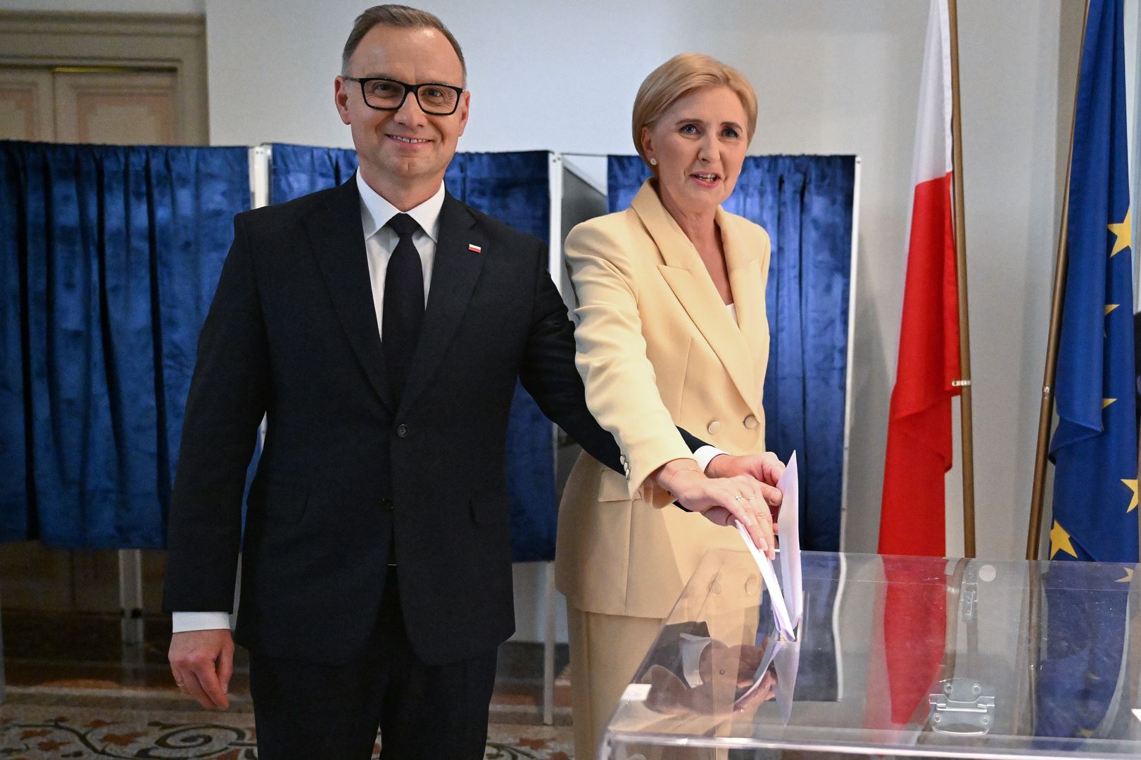 Andrzej Duda i Agata Kornhauser-Duda