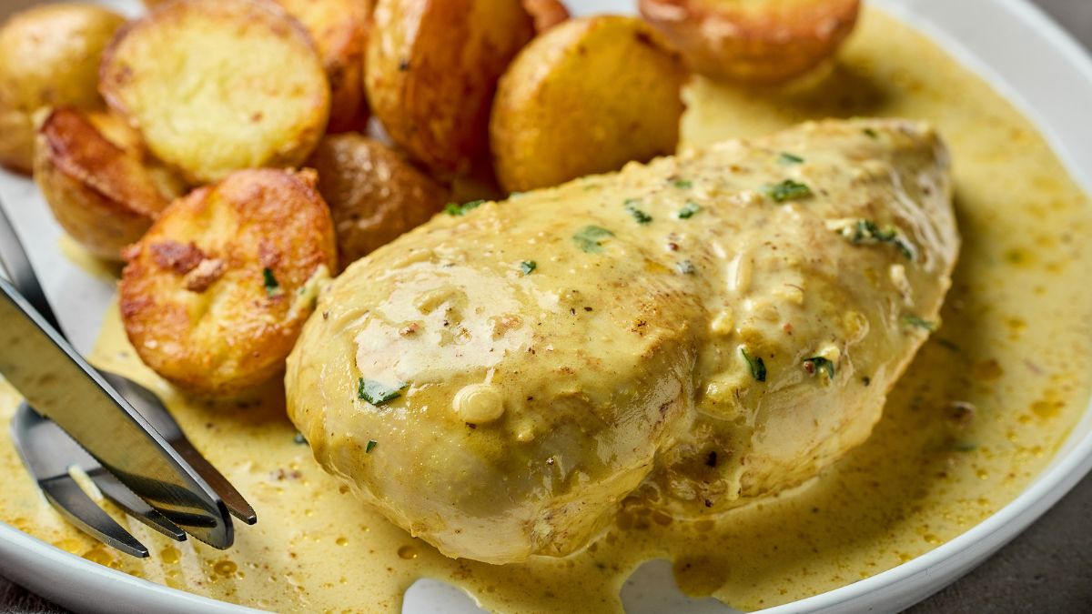 Kurczak maślano-cytrynowy rozpływa się w ustach