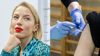 Ewa Chodakowska wystawia ramię do szczepionki w stylizacji za ponad 8 tysięcy złotych: "To mój OBOWIĄZEK"