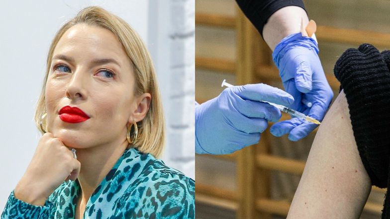 Ewa Chodakowska wystawia ramię do szczepionki w stylizacji za ponad 8 tysięcy złotych: "To mój OBOWIĄZEK"