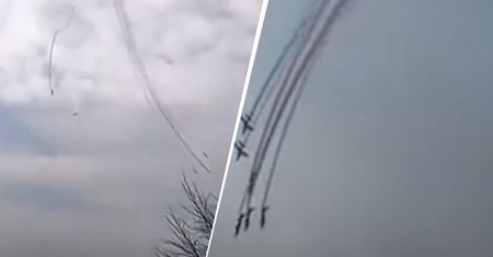 Chwile grozy w powietrzu. Nagranie z Francji mrozi krew w żyłach