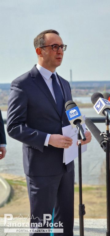 Wizyta Ministra Infrastruktury Dariusza Klimczaka w Płocku